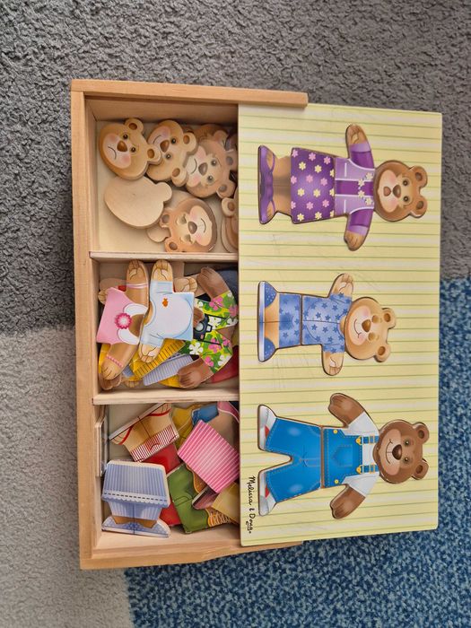 Misie przebieranki drewniane Melissa & Doug