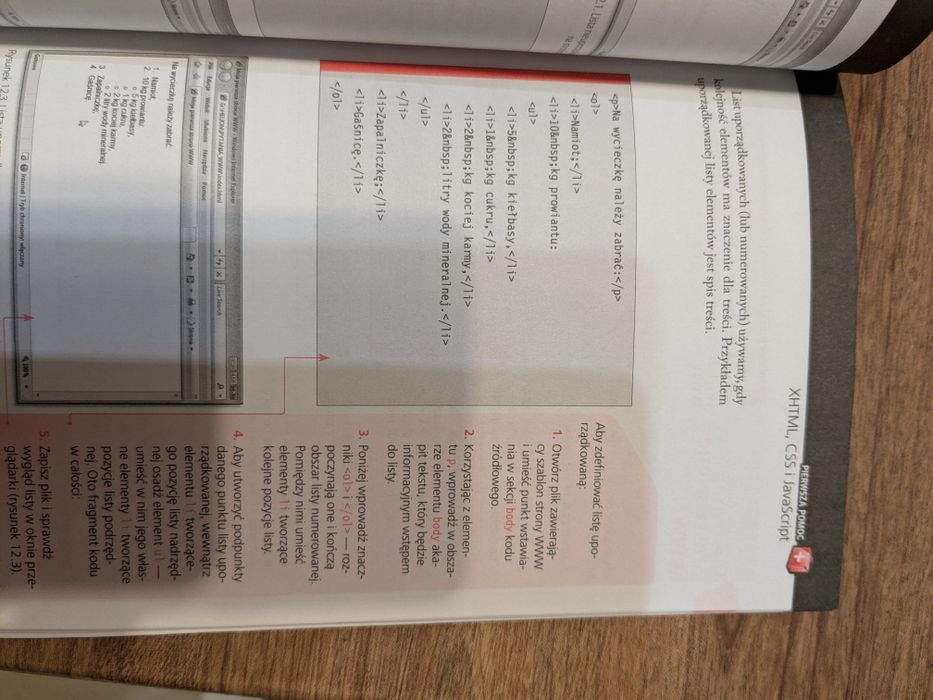 XHTML, CSS i JavaScript.Pierwsza pomoc