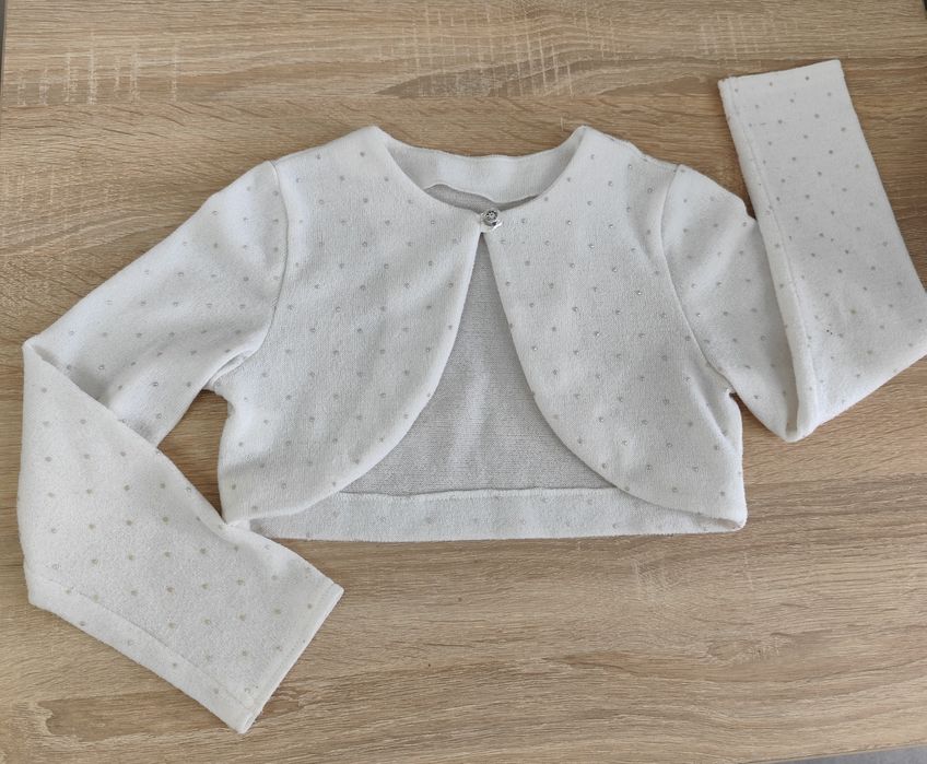 Krótki sweterek bolerko wdzianko dla dziewczynki Al-Da r. 134