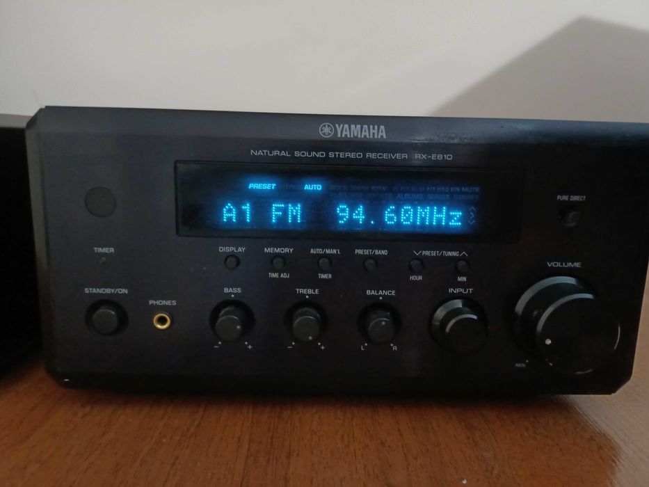 Wieza , zestaw Yamaha Pianocraft RX-E810, E-810, kolumny Wharfedale