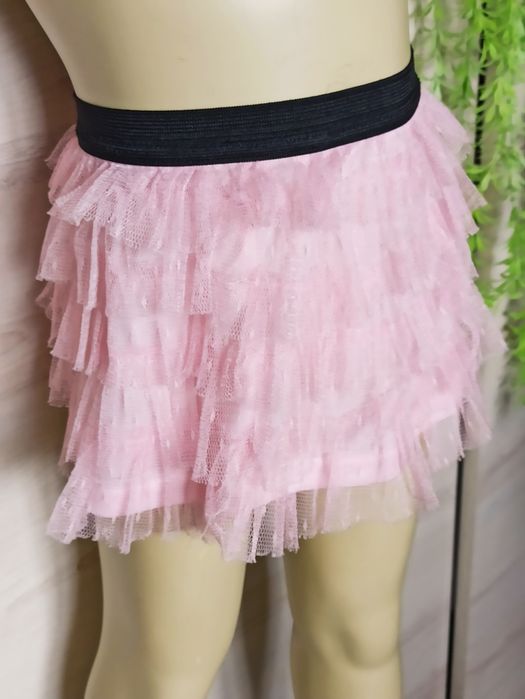 Spódnica tiulowa  74 , 80 , różowa spódniczka falbany 74 , 80