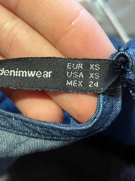 Dżinsowa lekka kurtka sweterek dla dziewczynki xs wzrost od 152 cm