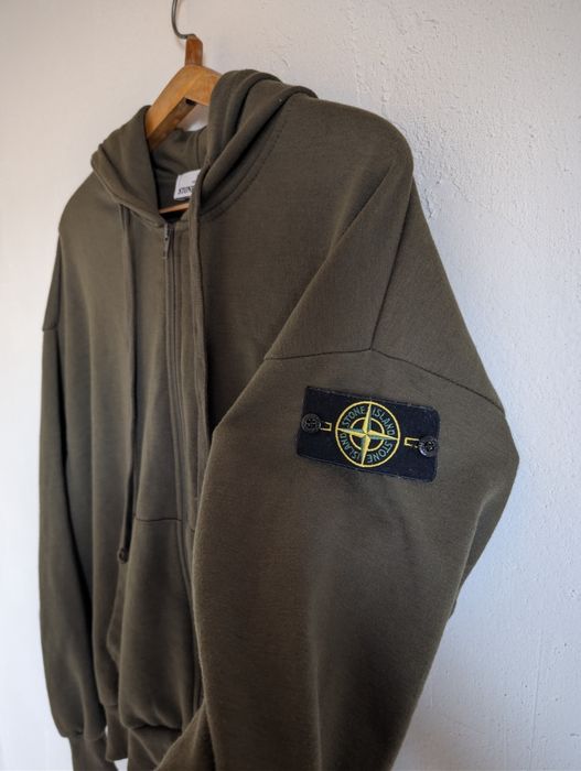 Stone Island Olive zip