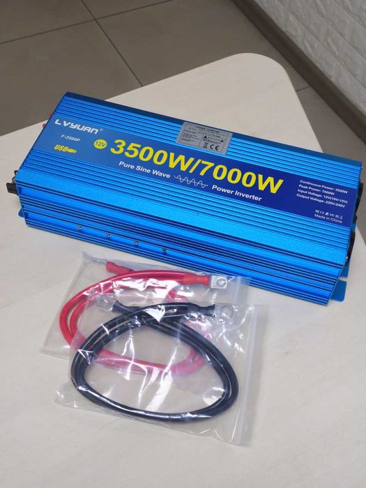Інвертор LVYUAN F-3500P 3500W/7000W 12/220V, чиста синусоїда