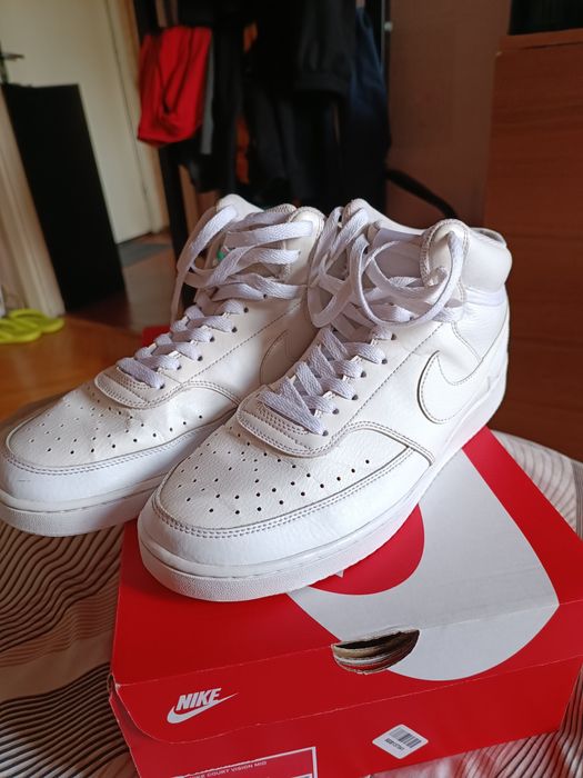 Nike court vision mid white