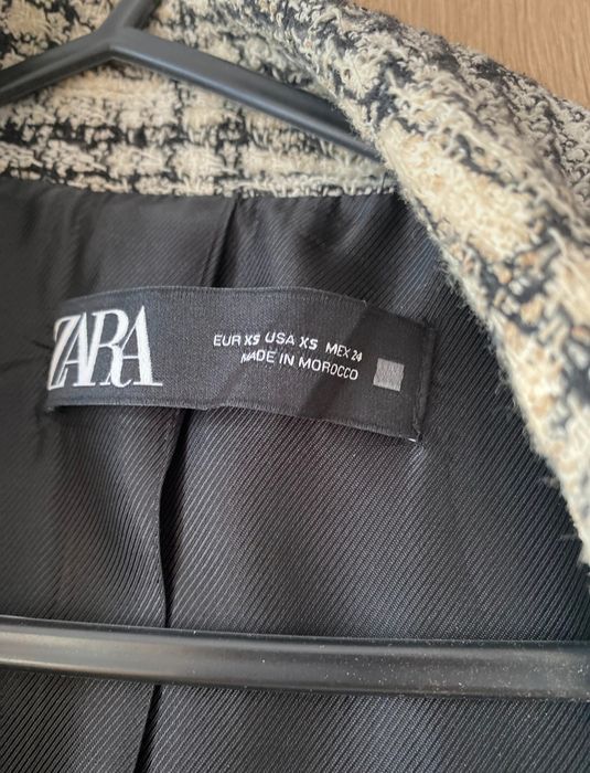 Marynarka damska ZARA w pepitke rozmiar XS