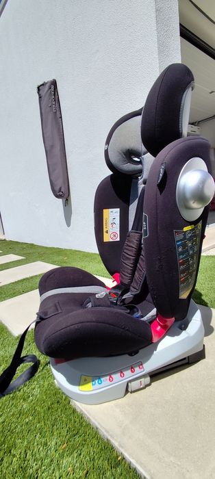 Babify Cadeira Auto On board 360º 0/1/2/3 Preto/Cinza