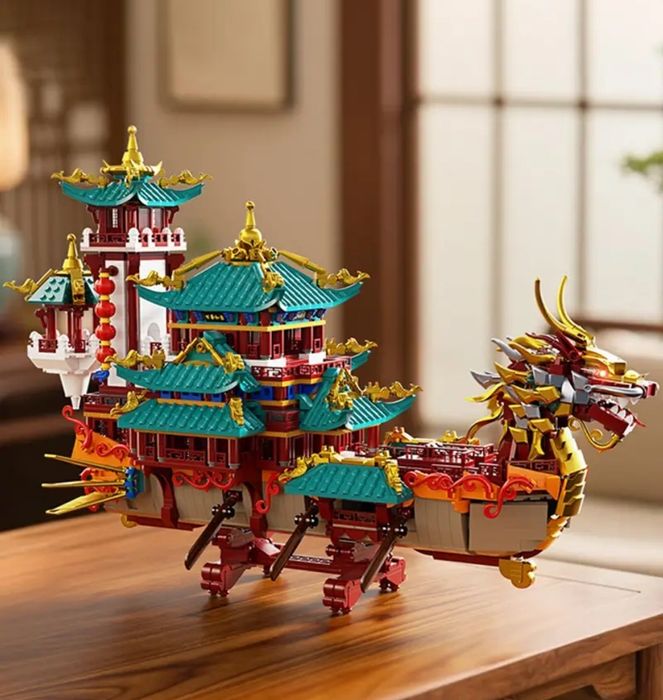 Конструктор корабль Самурай Дом Дракона 2453 блоков Lego