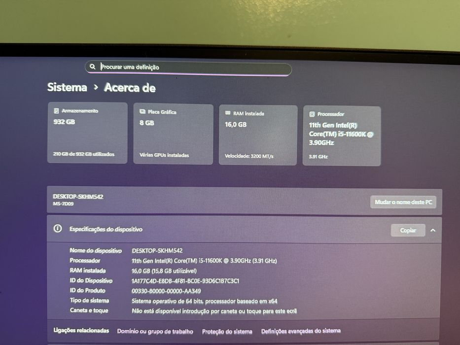 Pc gaming rtx 4060ti i5 11600k