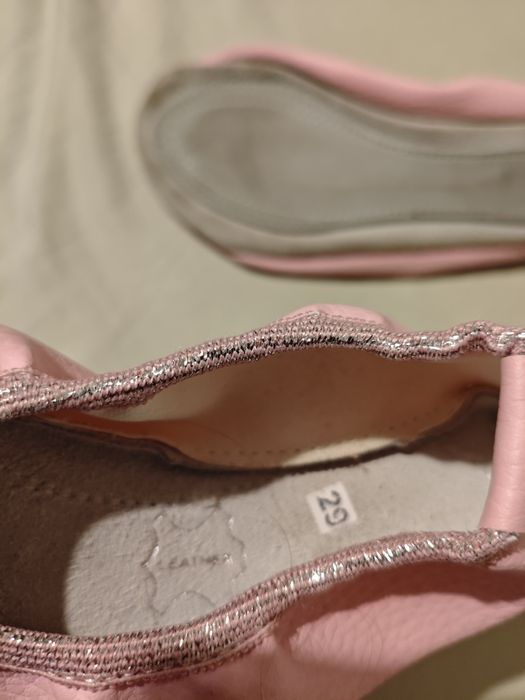 Baletki balerinki różowe kapcie rozmiar 29