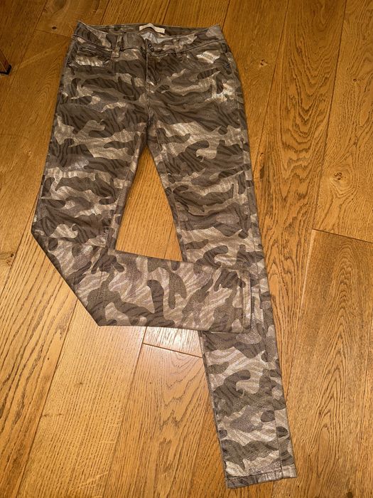 Spodnie damskie złote moro, rozm. 38