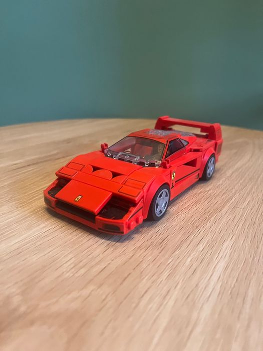 Lego speed chempions Ferrari f40 czerwone