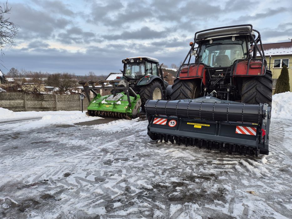 Mulczer leśny i wgłębny oczyszczanie działek karczowanie wycinka rekul
