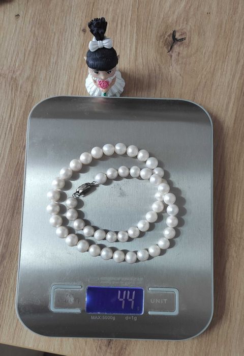 Naszyjnik z pereł naturalnych