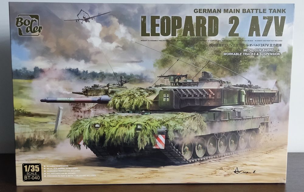 Border model  Leopard 2A7V