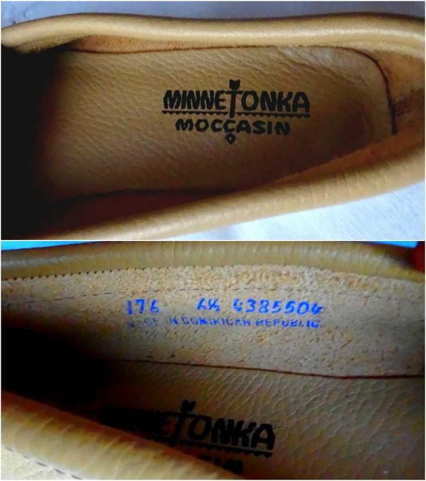 Женские кожаные мокасины"Minnetonka"(Made in Dominican Republic)