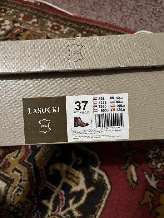 Жіночі ботинки lasocki 37 розмір