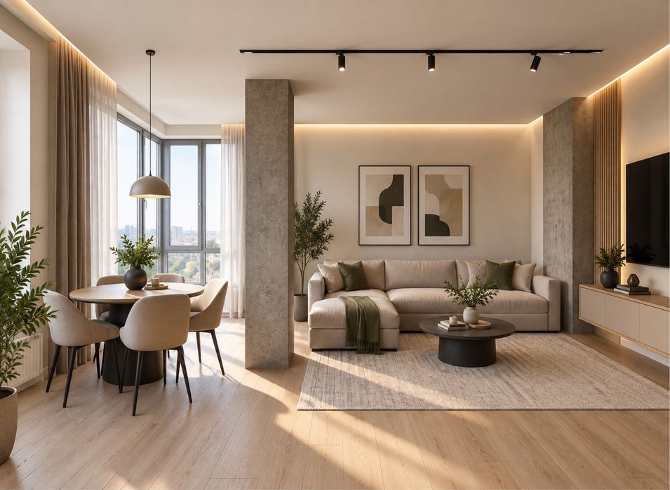 Квартира 59,5 м² у ЖК «Ферум» з безперебійним живленням