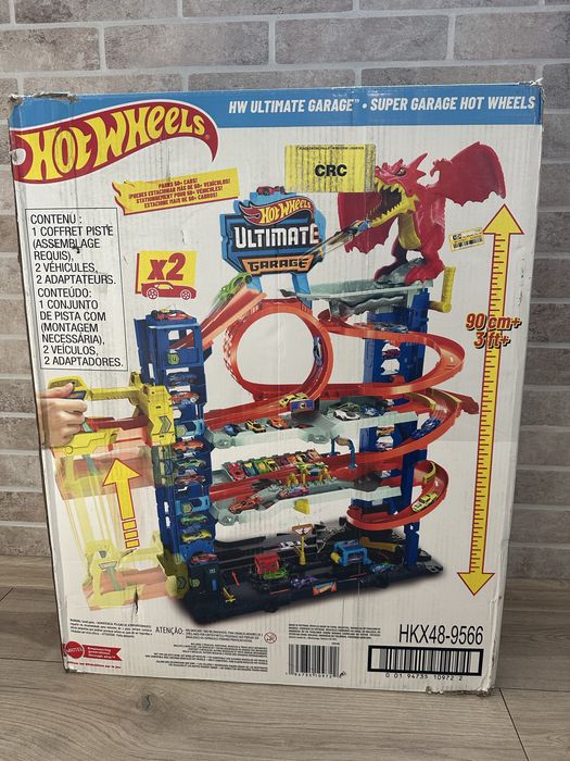 Трек Hot Wheels Мега Гараж Атака Дракона HKX48 + 2 машинки HKX48