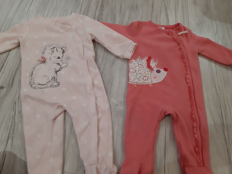 Śpiochy polarowe rozmiar 68 i 74