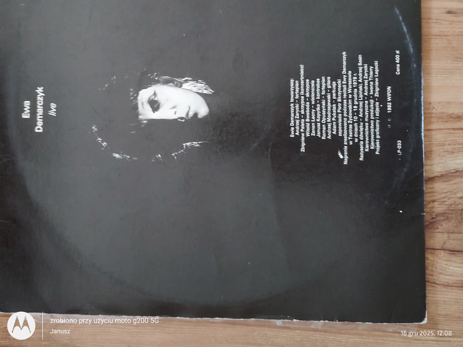 Płyty gramofonowe Eva Demarczyk 1982r