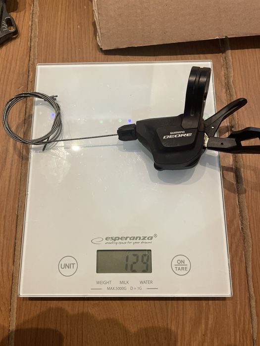 Przerzutka przod deore shimano 2 rzedowa + manetka