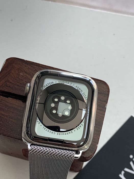 Apple watch 7 45 mm titanium титанові