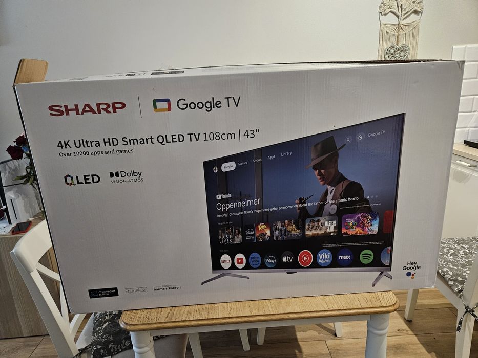 SHARP QLED 4K SMART TV 43 Harman Kardon