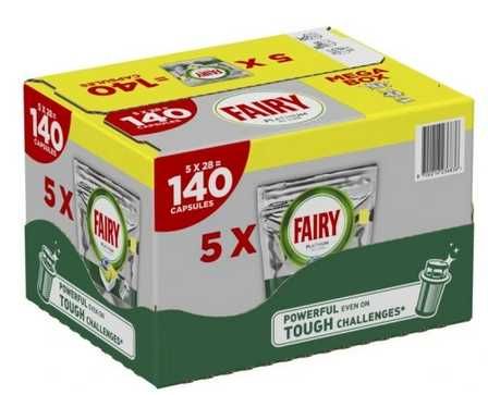 Kapsułki do zmywarki FAIRY Platinum All in One 140 szt.