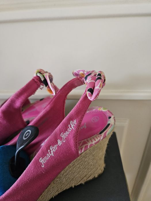 Letnie buty/espadryle na koturnie r 38