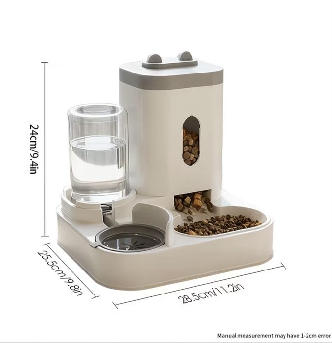Автоматична годівниця кормушка поїлка миска для котів, собак,  тварин