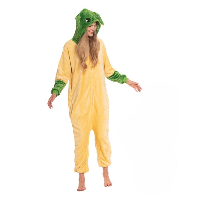 Piżama Damska Kigurumi Onesie Star Wars Yoda Żółty 155-165 cm M