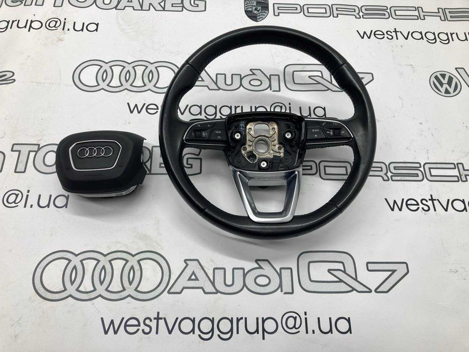 Руль \ подушка Audi Q7 4M кузов 4M0419091B \ 4M0880201C 2015 - 2021