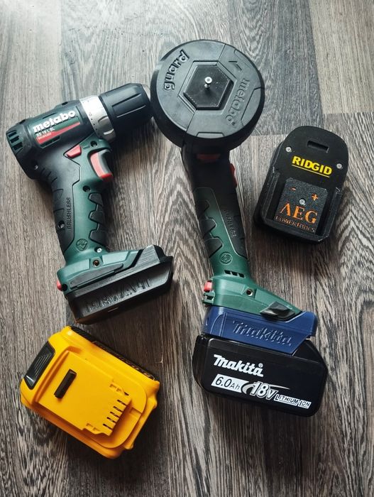 Адаптер перехідник акумулятор Dewalt на інструмент Metabo 18V