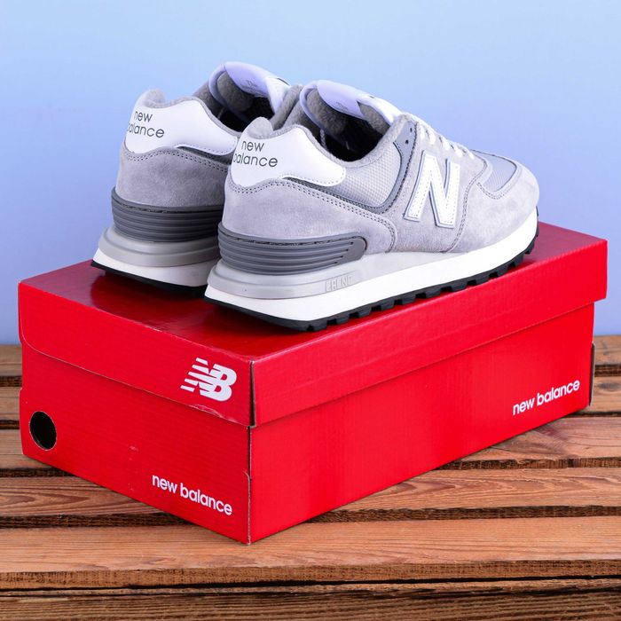 (2429) Термо осінь-зима кросівки New Balance 574 Legacy сірі (37-41) нб ню беленс NB