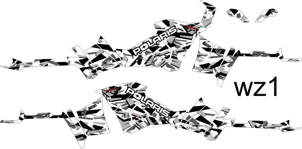 Naklejki Polaris Sportsman 325ETX 450 570 rocznik 2014 - 2022  Okleina