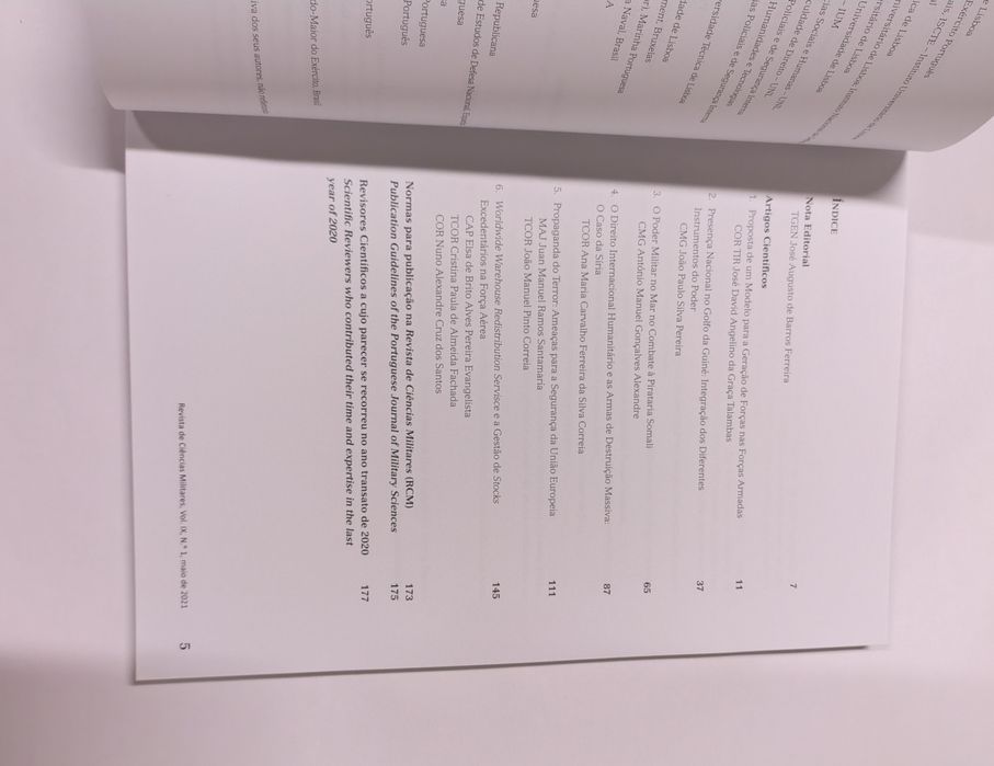 Revista de Ciências Militares