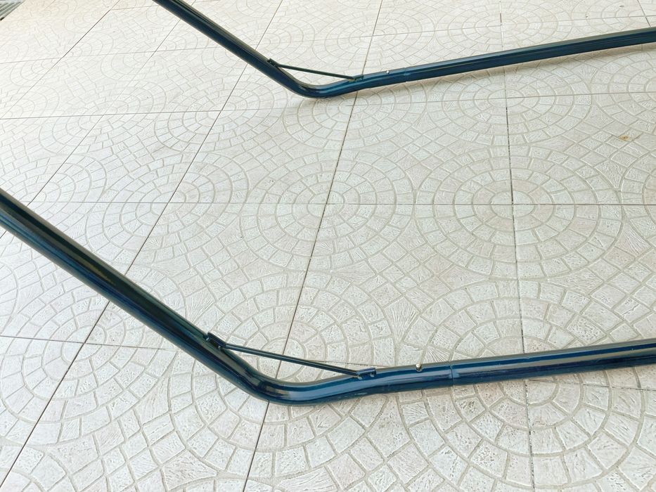 Cama rede com estrutura