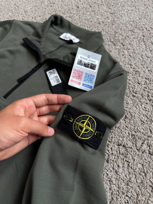 Кофта на 1/3 замке Stone Island (зип, зипка, свитшот)