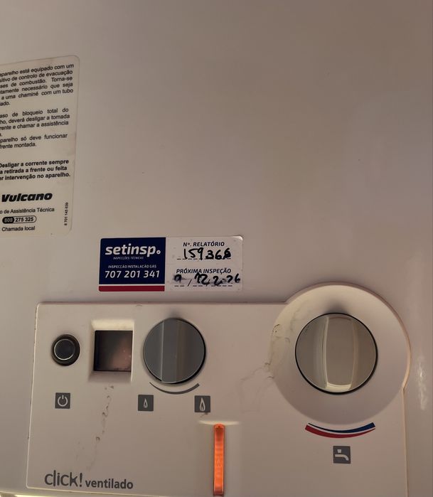 Esquentador inteligente de gás natural