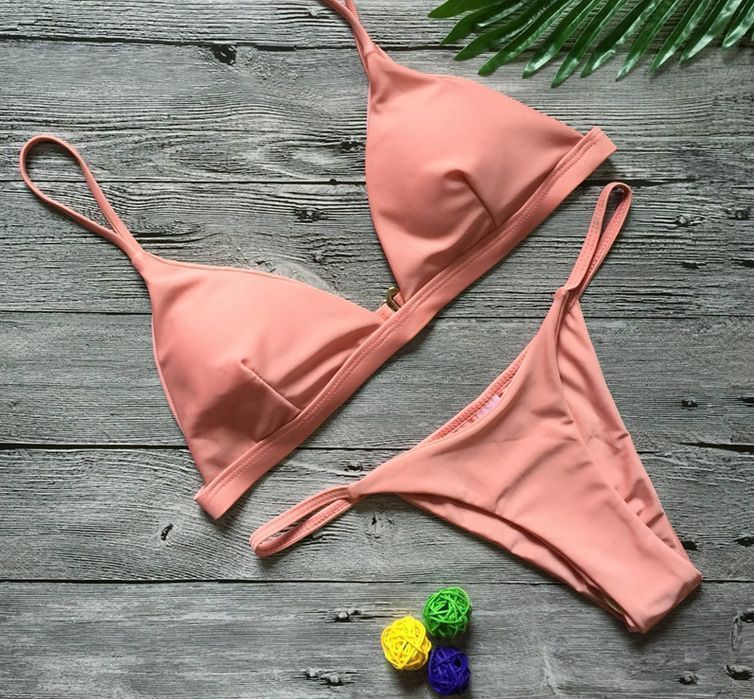 Sexy Bikini Brazylijskie Dwuczęściowy Strój Kąpielowy STRINGI - M