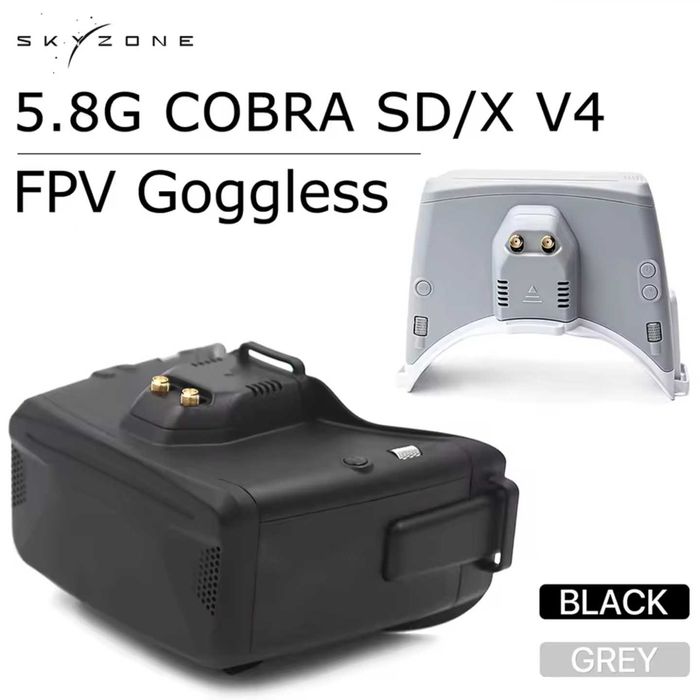 Skyzone Cobra SD, Cobra X V4, FPV шолом/окулряри, 4.3", 5.8 ГГц