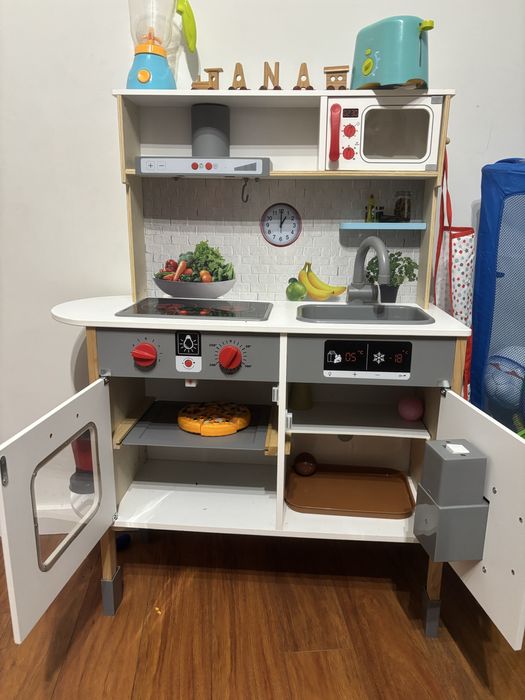 Cozinha de brincar montada