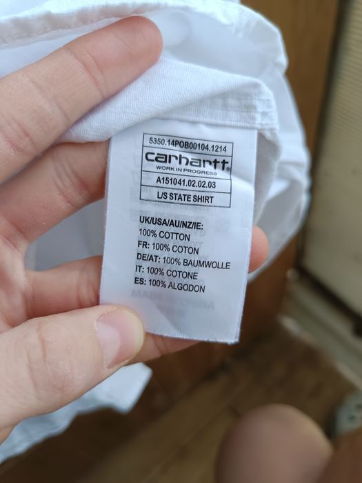 Elegancka Koszula Carhartt WIP L/S State Shirt size S Slim
