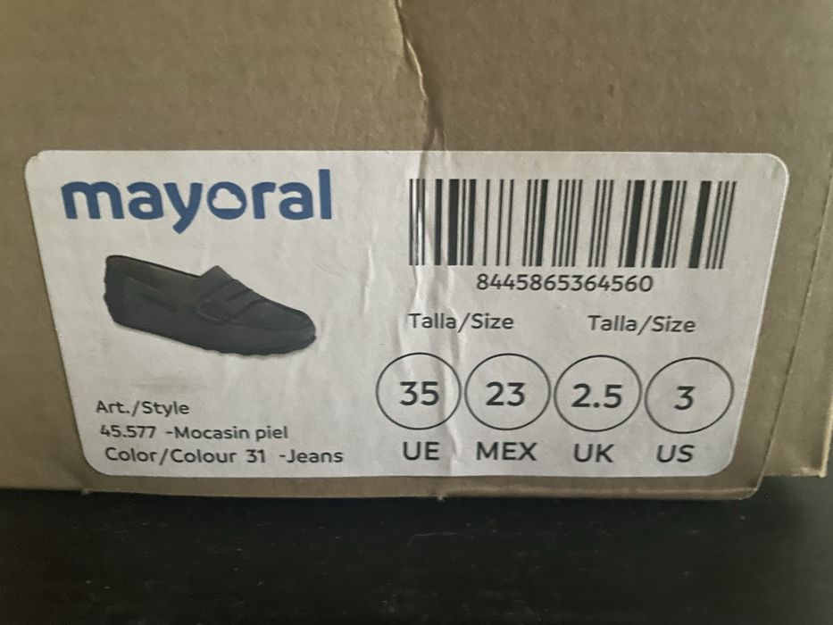 Buty mokasyny Mayoral rozm.35