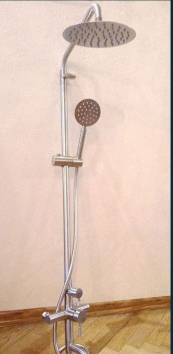 Новая Душевая система стойка душевая смеситель ванна  нержавейка