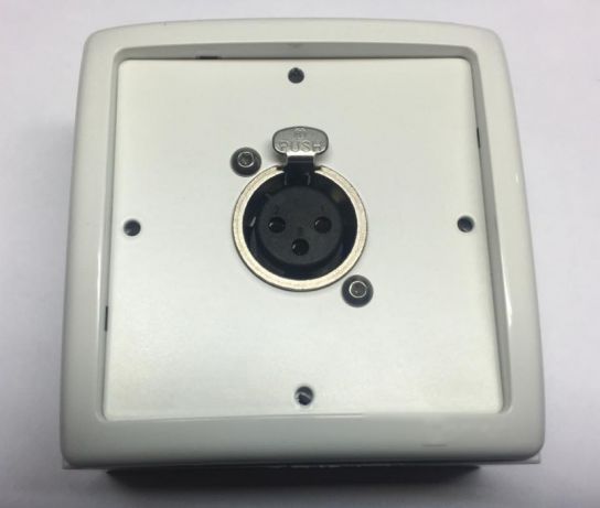 Przyłącze ścienne XLR, speakon. Panel ścienny