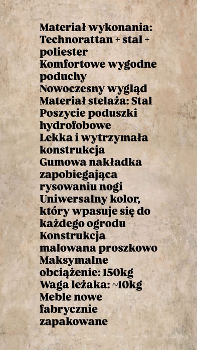 Nowe fotele ogrodowe