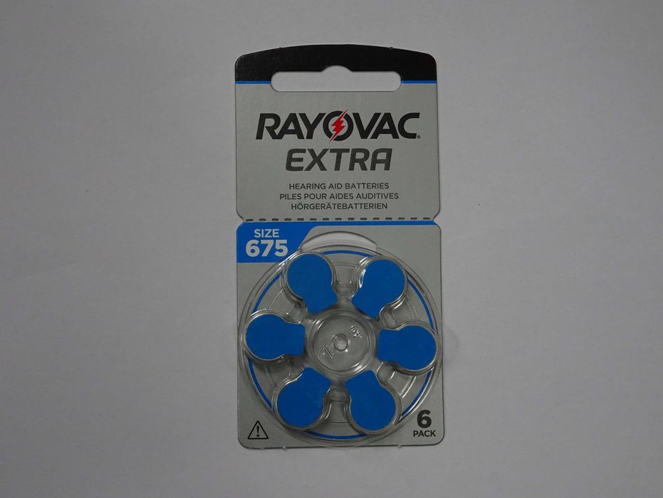 Bateria Baterie Słuchowe RAYOVAC EXTRA- PR10, PR13, PR675 - Op.6 sztuk