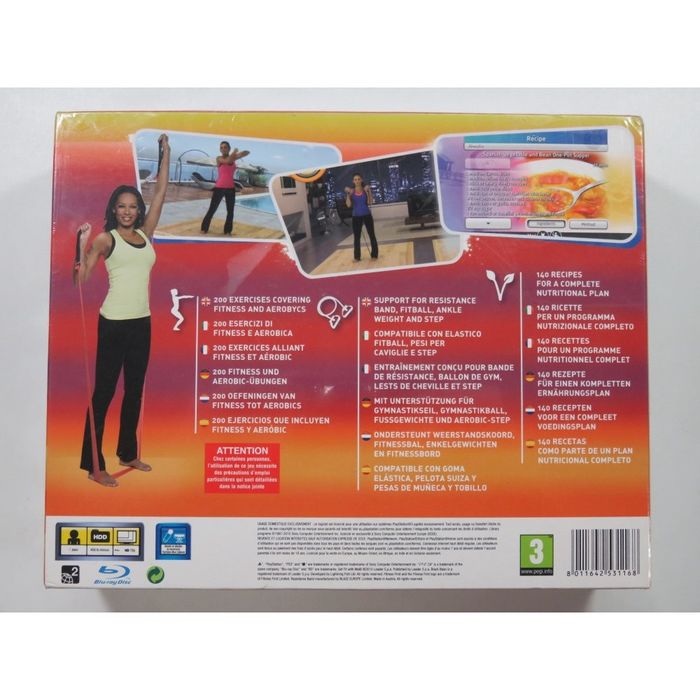 Jogo playstation 3 / ps3 Get fit with Mel B + elasticos para ginastica